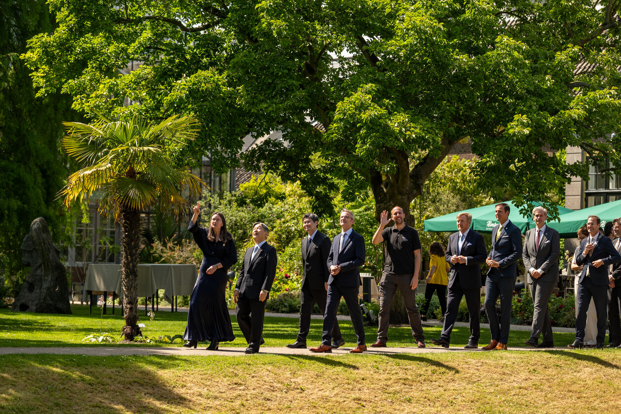 20260618 Keizer Naruhito en Koning Willem-Alexander in de Hortus - P1626519