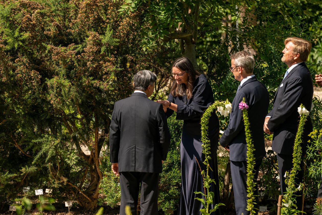 20260618 Keizer Naruhito en Koning Willem-Alexander in de Hortus - P1626481